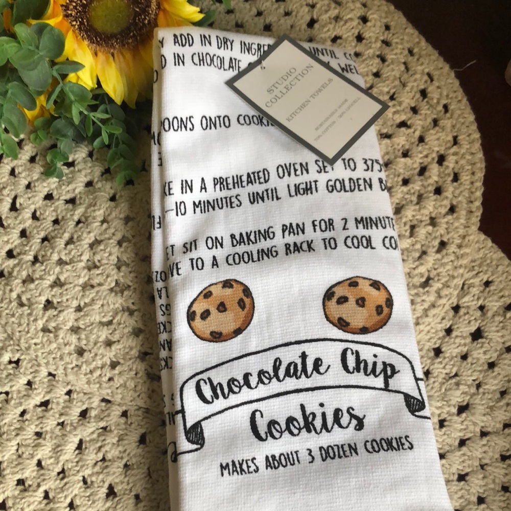 Chocolate Chip Cookies Recipe Kitchen Towels